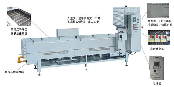 一连式油炸装备