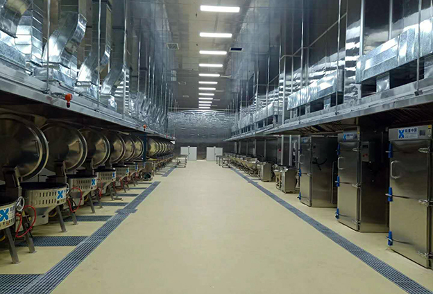 江苏康馨中央厨房炒菜装备和蒸箱