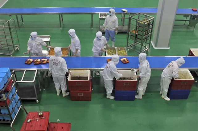 绿色丰谷清洁分装区