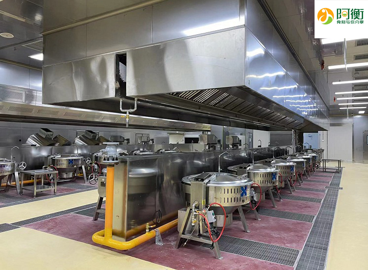 河南阿衡餐饮治理有限公司-不朽情缘中央厨房装备河南案例